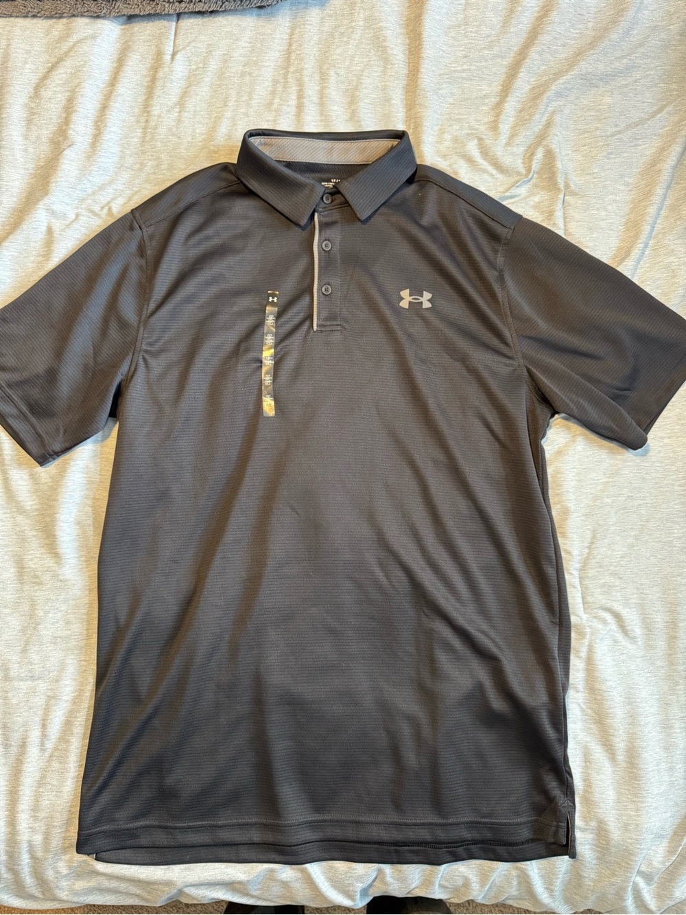 NWT Men’s Under Armour Golf Polo | Size: Large Tall | Black